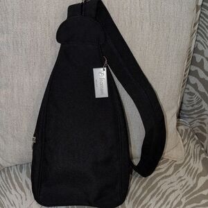 Framsi Milan Black Convertible Sling Bag To Backpack  Unisex
